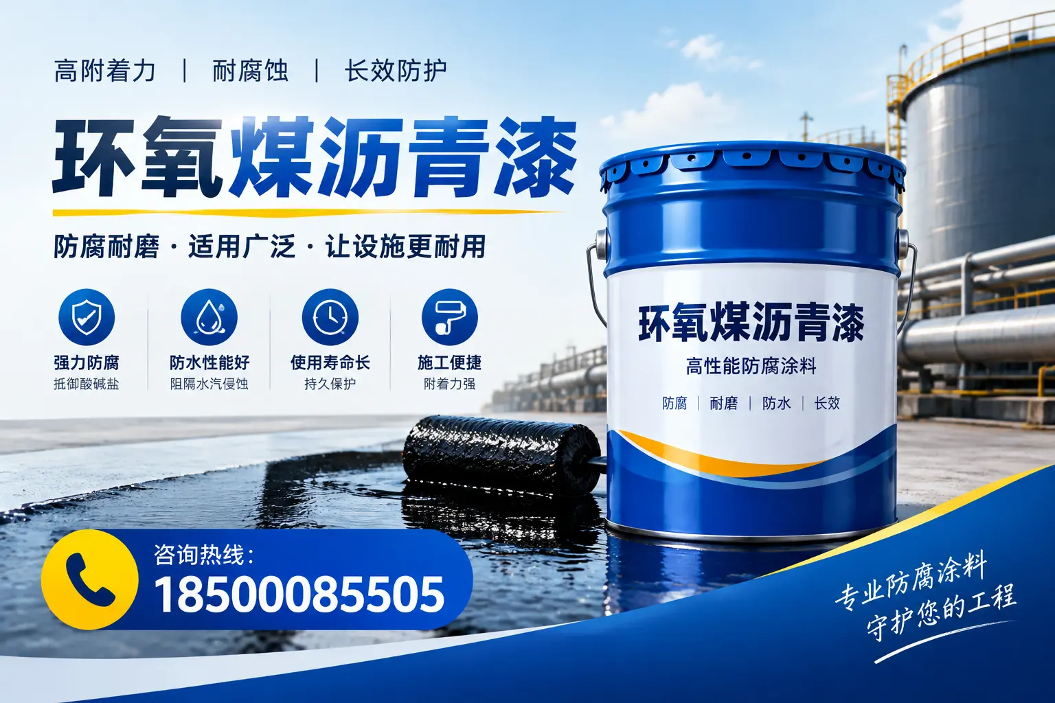 环氧煤沥青漆与其他涂料的对比分析,助力河北企业决策